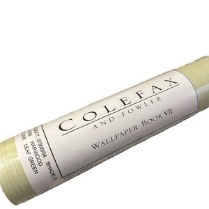Colefax and Fowler Harwood Leaf Green Wallpaper 1 Roll